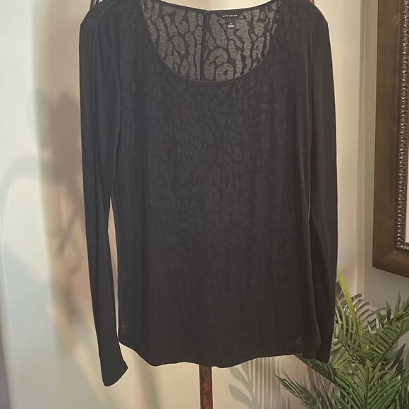 ANN TAYLOR Bundle of 2 Long Sleeve Tees Large - Picture 4 of 8